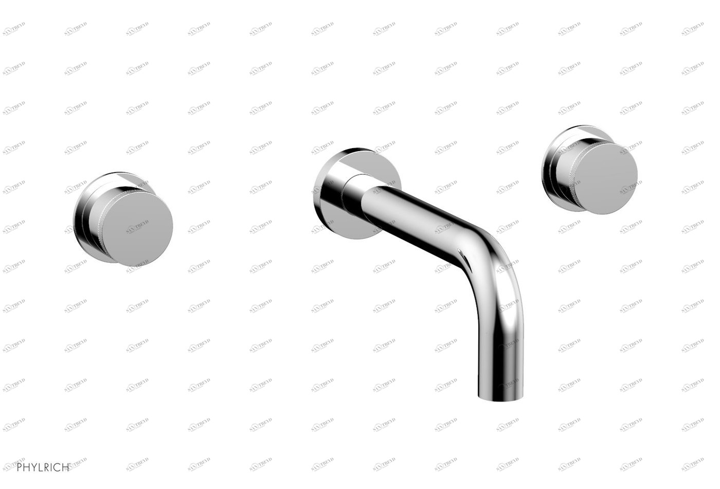 Смеситель для ванны DOLPHIN Phylrich  K1184-014 Polished Nickel 