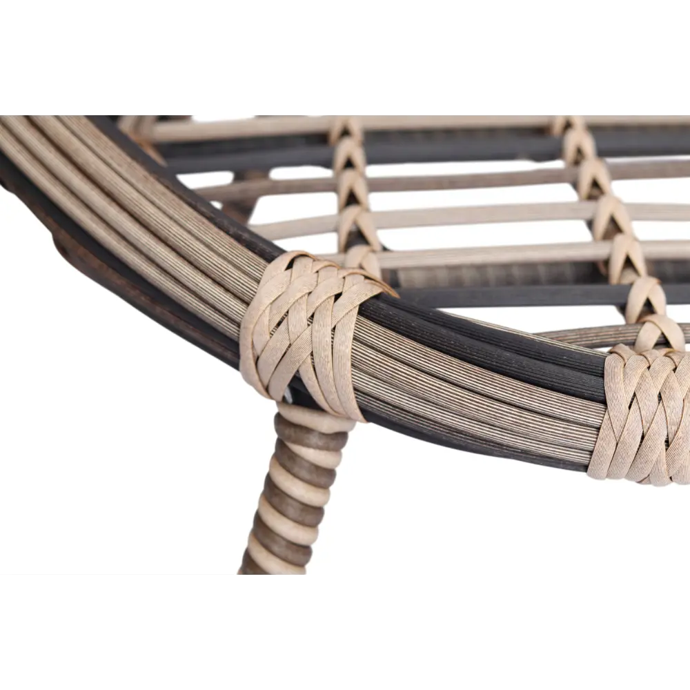 Диван садовый Niko 190x85x82 см искусственный ротанг темно-коричневый Santreyd STLM-2096317 - Вид №12