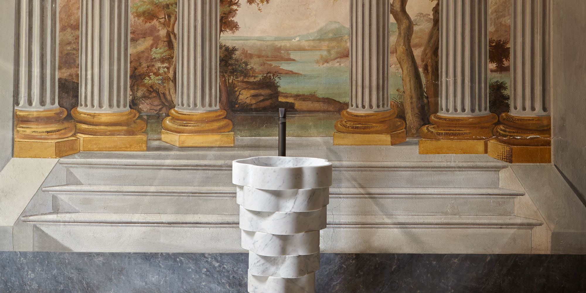 Intreccio Напольная раковина стоящая прямоугольная Antoniolupi  - Вид №10