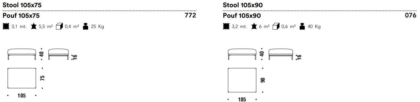 Moroso Мягкая кожаная подставка для ног Gentry sun-id-1463717 - Вид №2