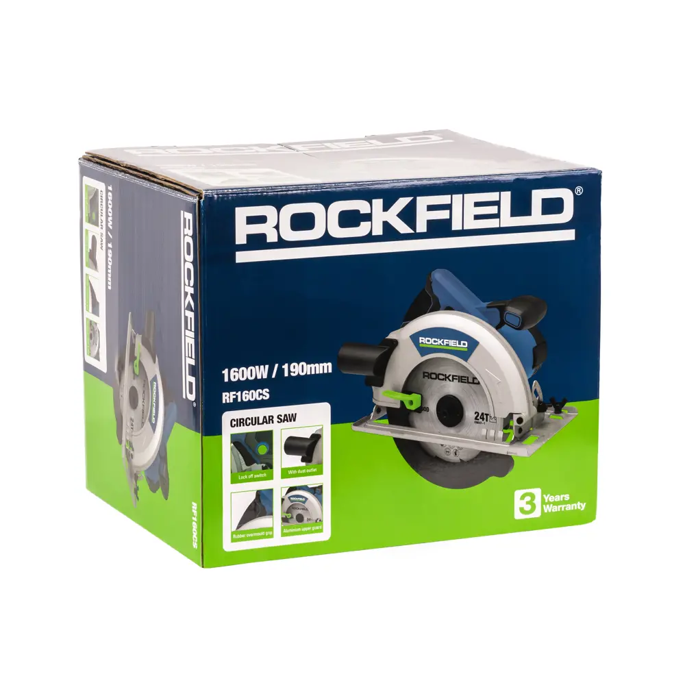 Сетевая циркулярная пила Rockfield RF160CS для точного распила 89366506 STLM-0844028 - Вид №10