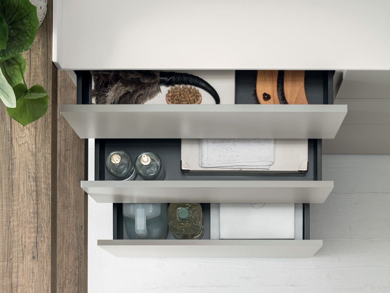 Деревянный шкаф для белья ARCOM I_WASH ARCH-00009977