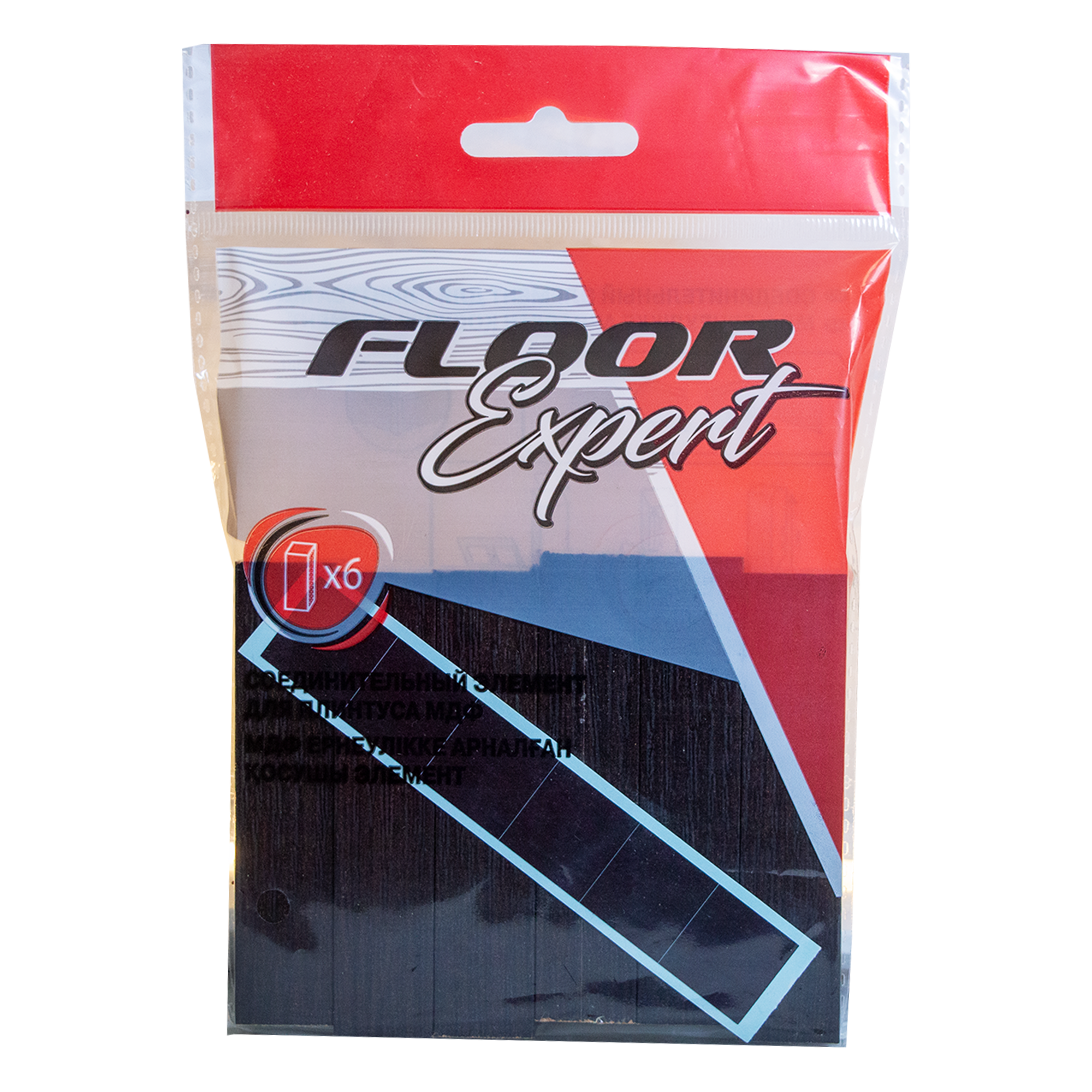 82541008 Соединитель для напольного плинтуса МДФ «Дуб Милано», высота 84 мм, 6 шт. STLM-0029416 FLOOREXPERT  - Вид №1