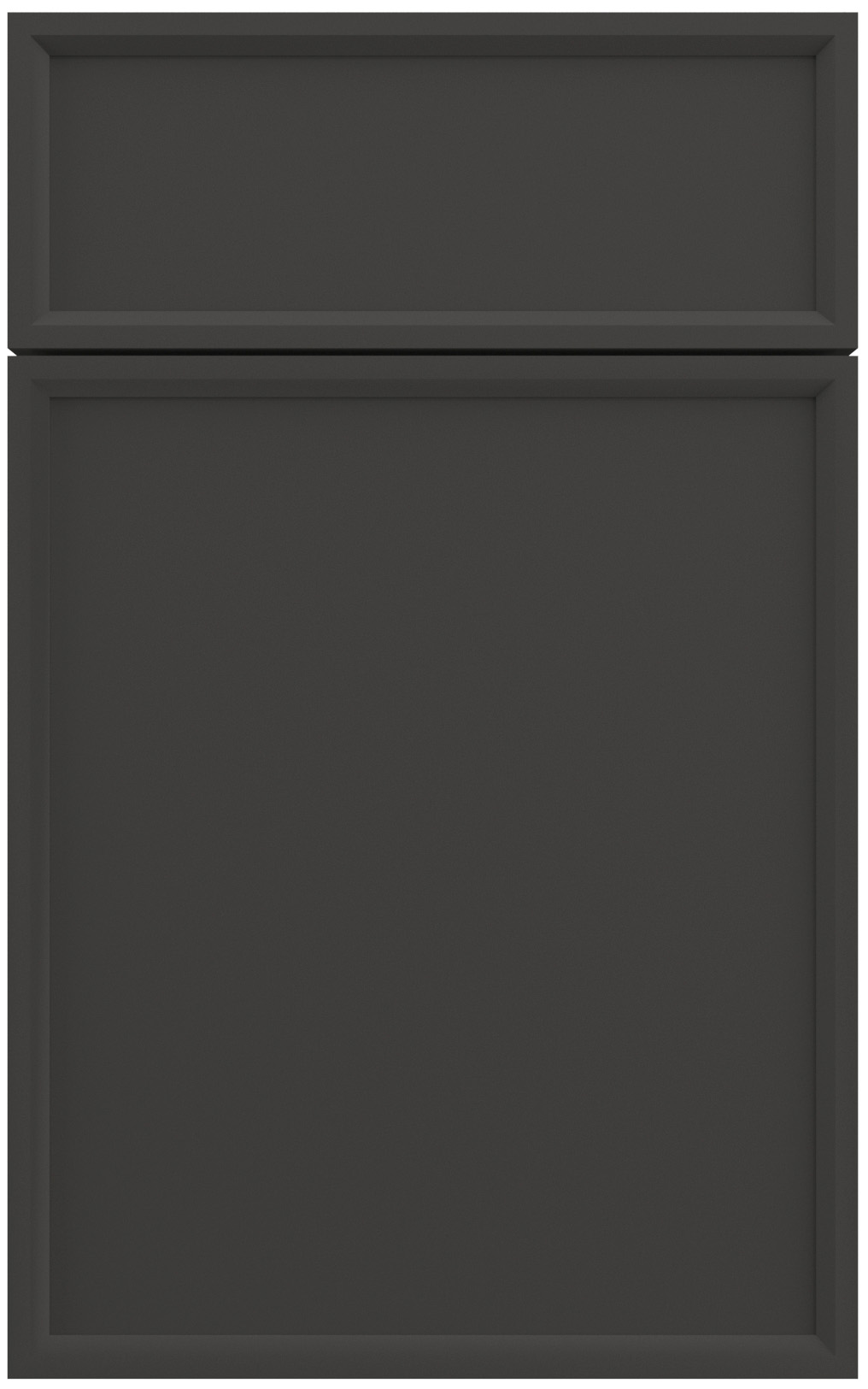 Фасады для кухни Модерн Фрезеровка «Модена» Графит софттач №505 SIDAK SIST344-11029