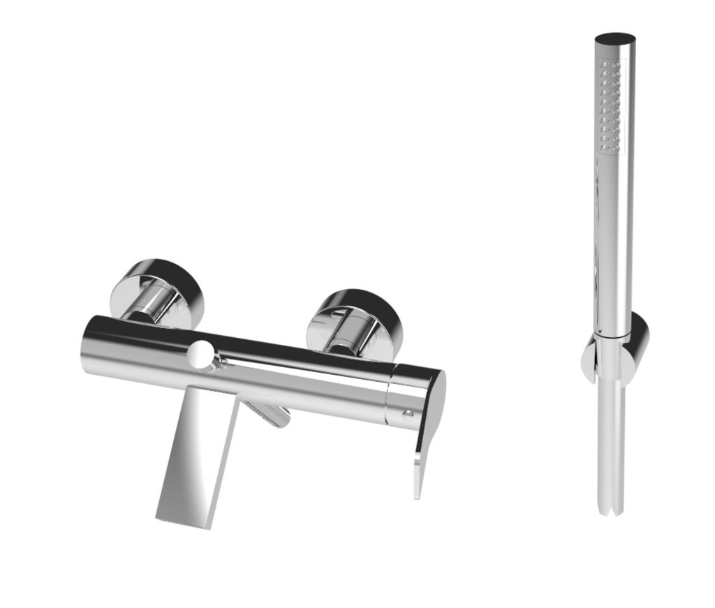 80526 / DPR Внешний смеситель для ванны и душа с душем. Bongio Gio2 80526/DPR