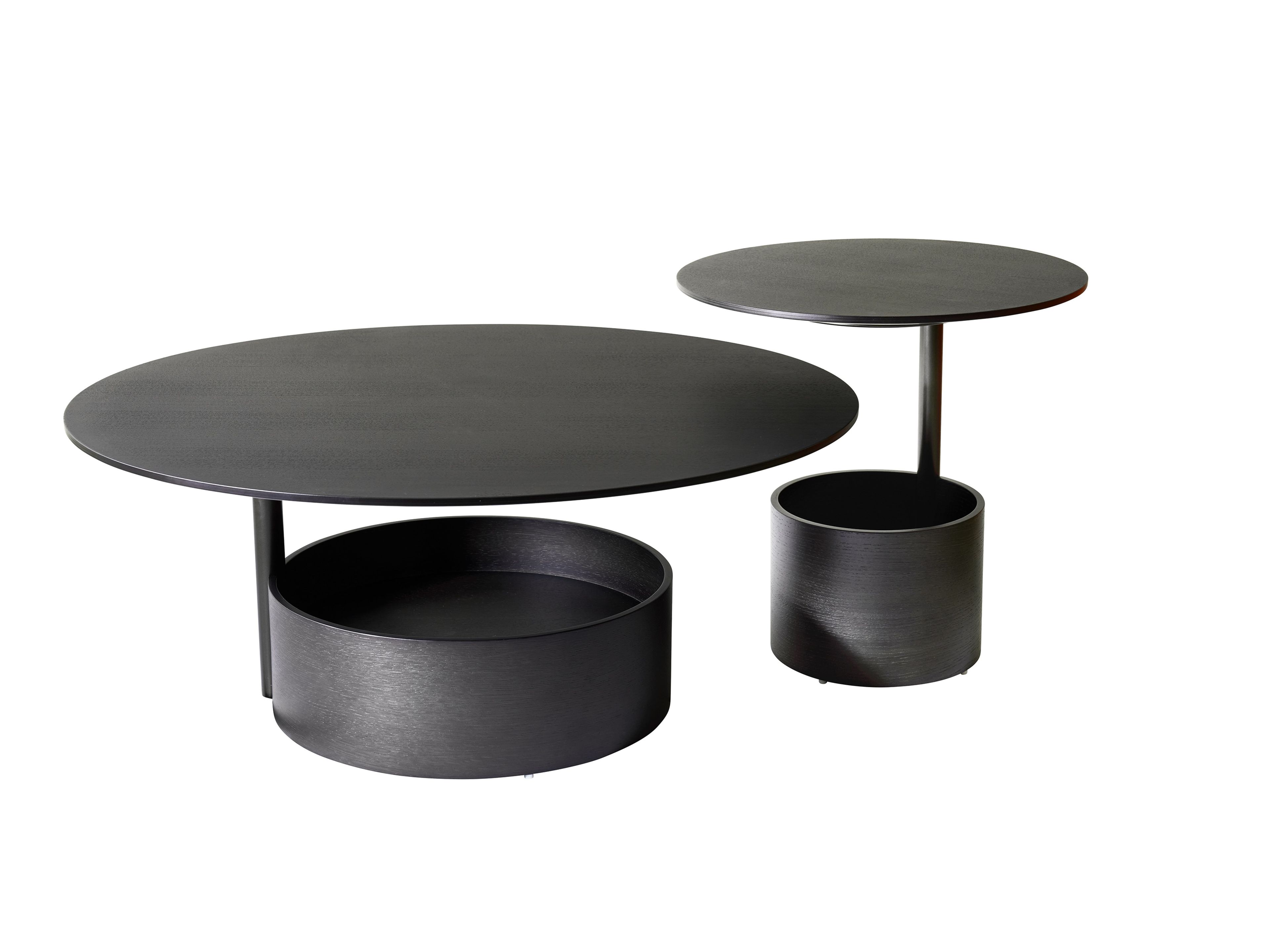 Низкий круглый журнальный столик с отсеком для хранения Maze PARASOL L ARCH-00010915 - Вид №2