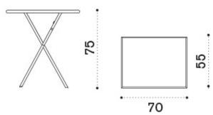 Ethimo Складной металлический садовый стол Flower Flrp4000 - Вид №5