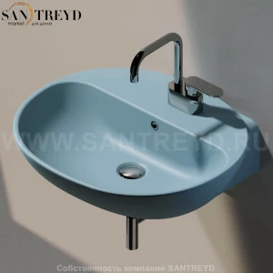 ND5083.5014 Подвесная раковина настенная овальная Ceramica Flaminia Nuda