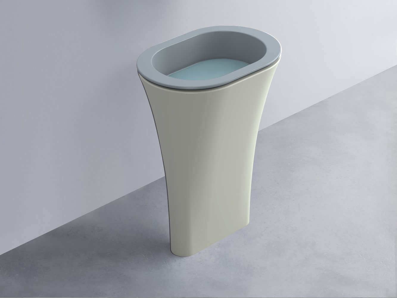 AMLA65-BR+AMPILO-PL+AMCOLO-PM Раковина Amedeo Ovale отдельностоящая cielo Enjoy + Amedeo Ceramica Cielo