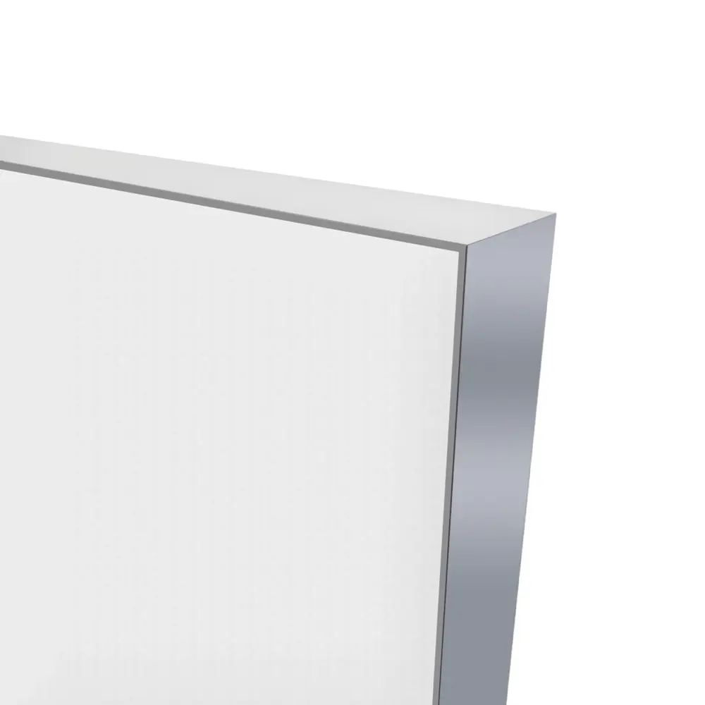 Дверь межкомнатная глухая Invisible 80x220 см цвет белый с замком алюминиевая кромка 89433718 STLM-2179940 VELLDORIS  - Вид №1