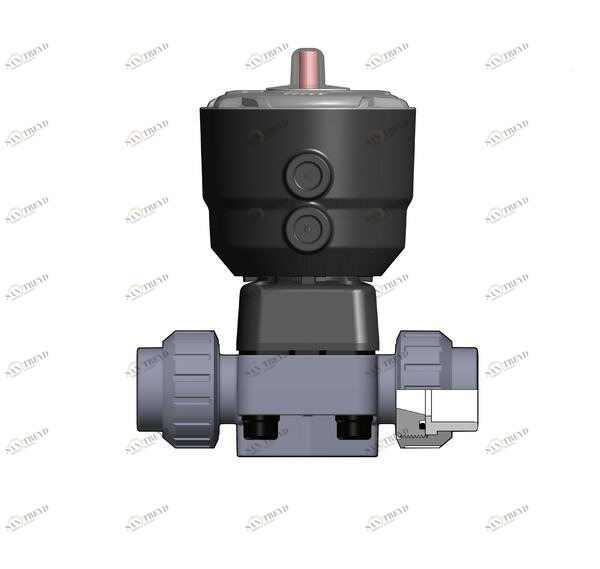 SANIT 393101511 2/2-ходовой мембранный клапан DK / СР, АБС, д 20 - 63 г, с винтовым клеем рукавом, Северная Каролина 