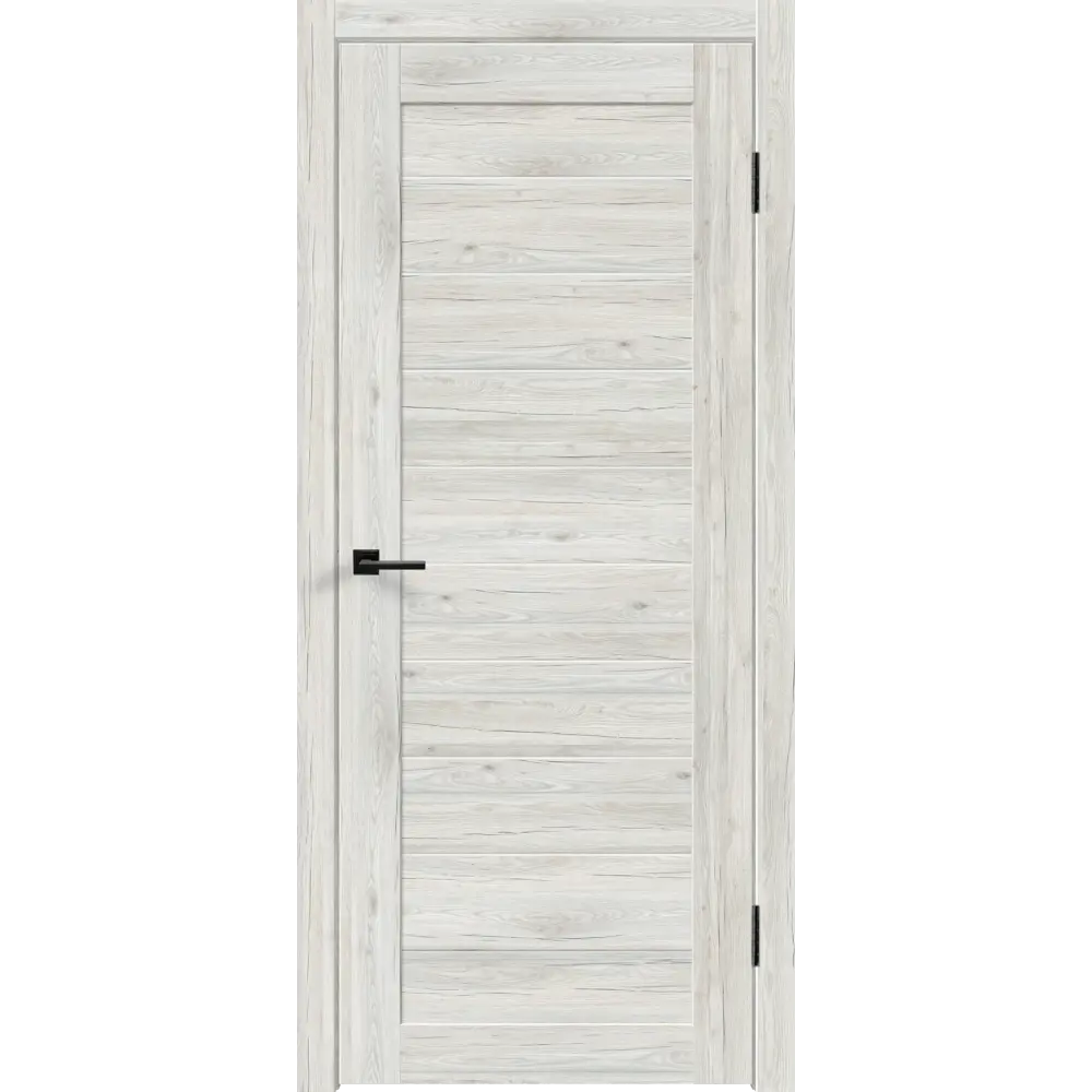 Комплект двери Тиволи глухая 80x200 см ПВХ цвет рустик серый без доборов VELLDORIS STLM-2114731