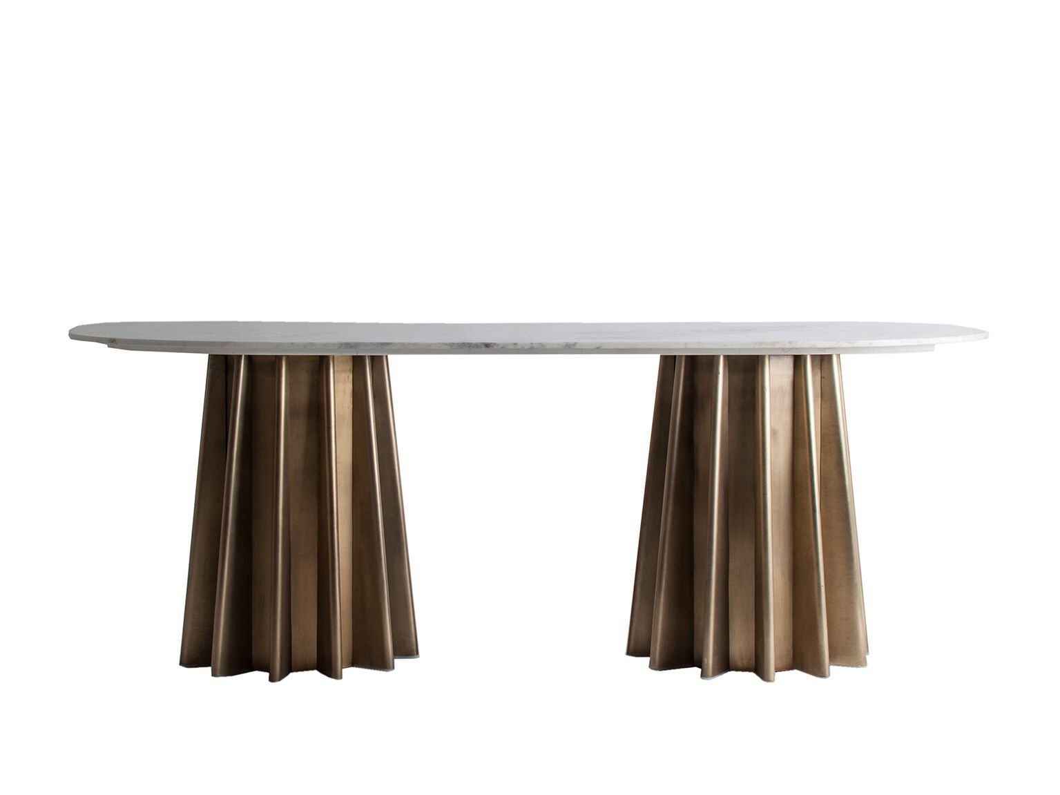 Мраморный овальный обеденный стол Vical Home LEZEY ARCH-00105344 - Вид №1