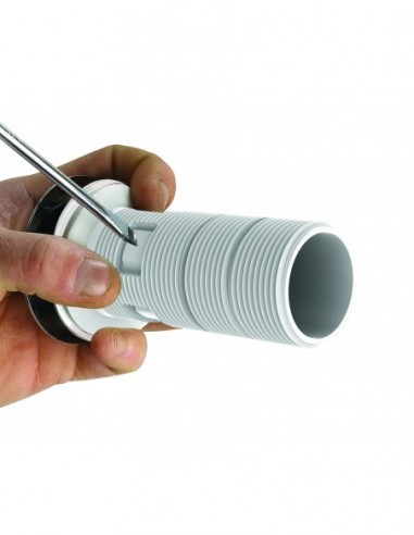 609300 045 00  Комплект для слива для раковины TBXP Extra-Flat, h. 100мм режущий стол Valentin Хром  - Вид №3