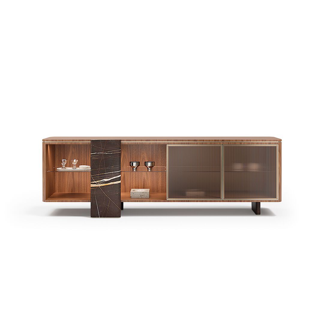 Шкаф из дерева и стекла с распашными дверями Capital Collection Aurelia ARCH-00025130 - Вид №1