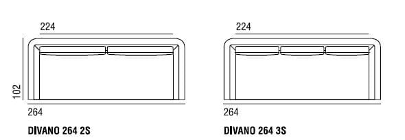3-местный тканевый диван Verzelloni Линдон ARCH-00074427 - Вид №5