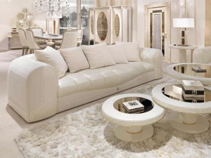 Turri 3-х местный кожаный диван по контракту Caractere