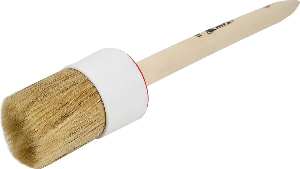 Круглая малярная кисть MTX с натуральной щетиной 55 мм 15441651