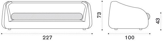 Ethimo Садовый диван 3 мест из ethimo etwick® Phorma Phdi2100 - Вид №5