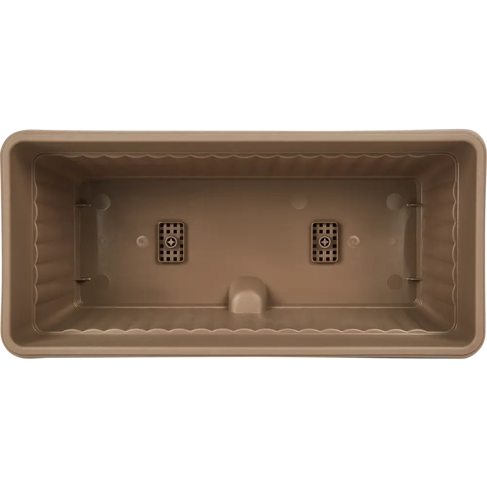 Балконный ящик 19x16x40 см v12.2 л пластик мокко Santreyd STLM-2197197 - Вид №1