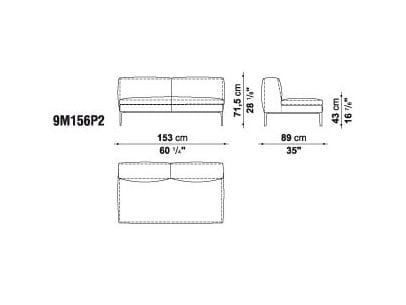 Кожаный угловой диван B&B Italia Michel ARCH-00098797 - Вид №16