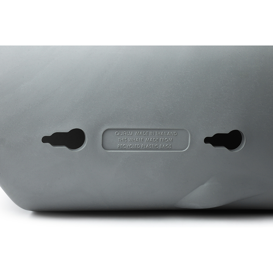 QL10363-GY Держатель для пакетов и туалетной бумаги moby whale серый Qualy  - Вид №8