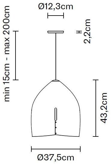 Fabbian Подвесной светильник из окрашенного алюминия Oru F25 a01  - Вид №7