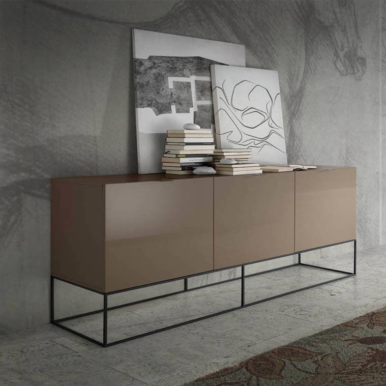 063413 Сервант CP1411-E жемчужно-серый Ral 7035 Angel Cerda 