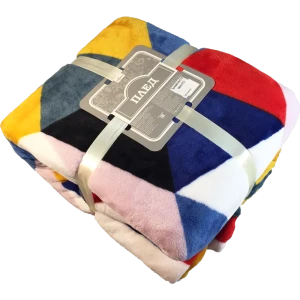 Плед «Калейдоскоп» 200x220 см микрофибра цвет мультиколор