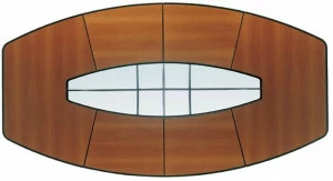 Poltrona Frau Стол для совещаний из орехового дерева L'ufficio - sistemi direzionali