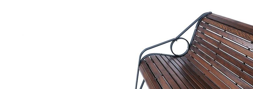 Euroform W Скамья из дерева с подлокотниками со спинкой sun-id-1391600 - Вид №1