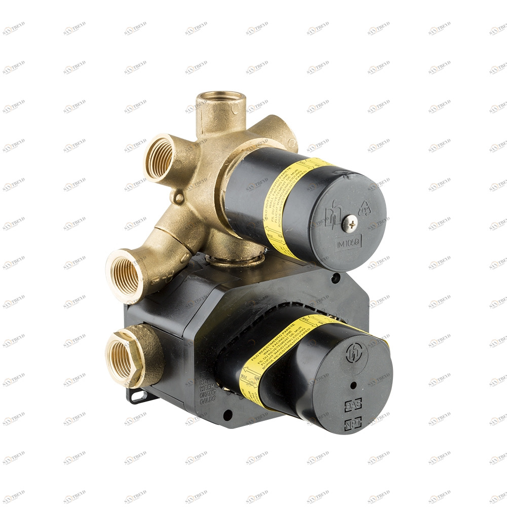 Универсальный скрытый корпус для 5-позиционных термостатических смесителей для душа CONCEALED BODY NEWFORM Италия 27889