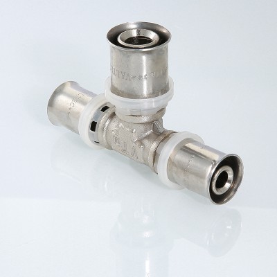 VTm.231.N.202620 Пресс-фитинг – тройник Valtec 20 х 26 х 20 мм  - Вид №5
