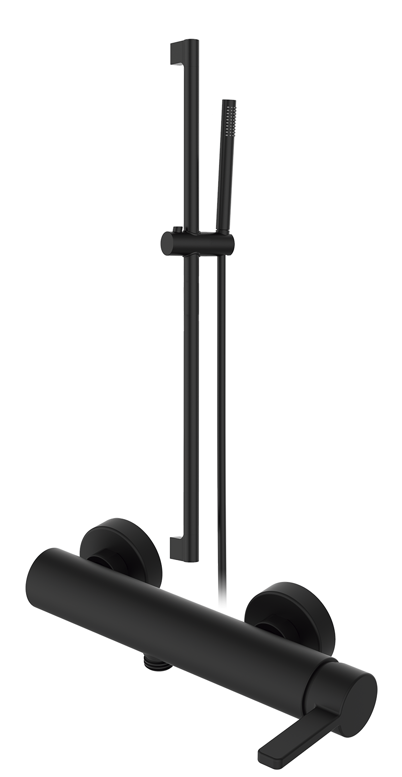 74328742 PREMIUM Черный смеситель для душа Черный GRB MIXERS AXIS