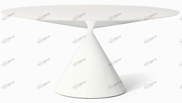 Desalto Круглый стол со столешницей из закаленного стекла Clay sun-id-1347042