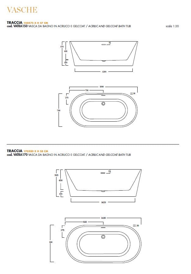 Акриловая овальная центральная ванна Olympia Ceramica трек ARCH-00082716 - Вид №8