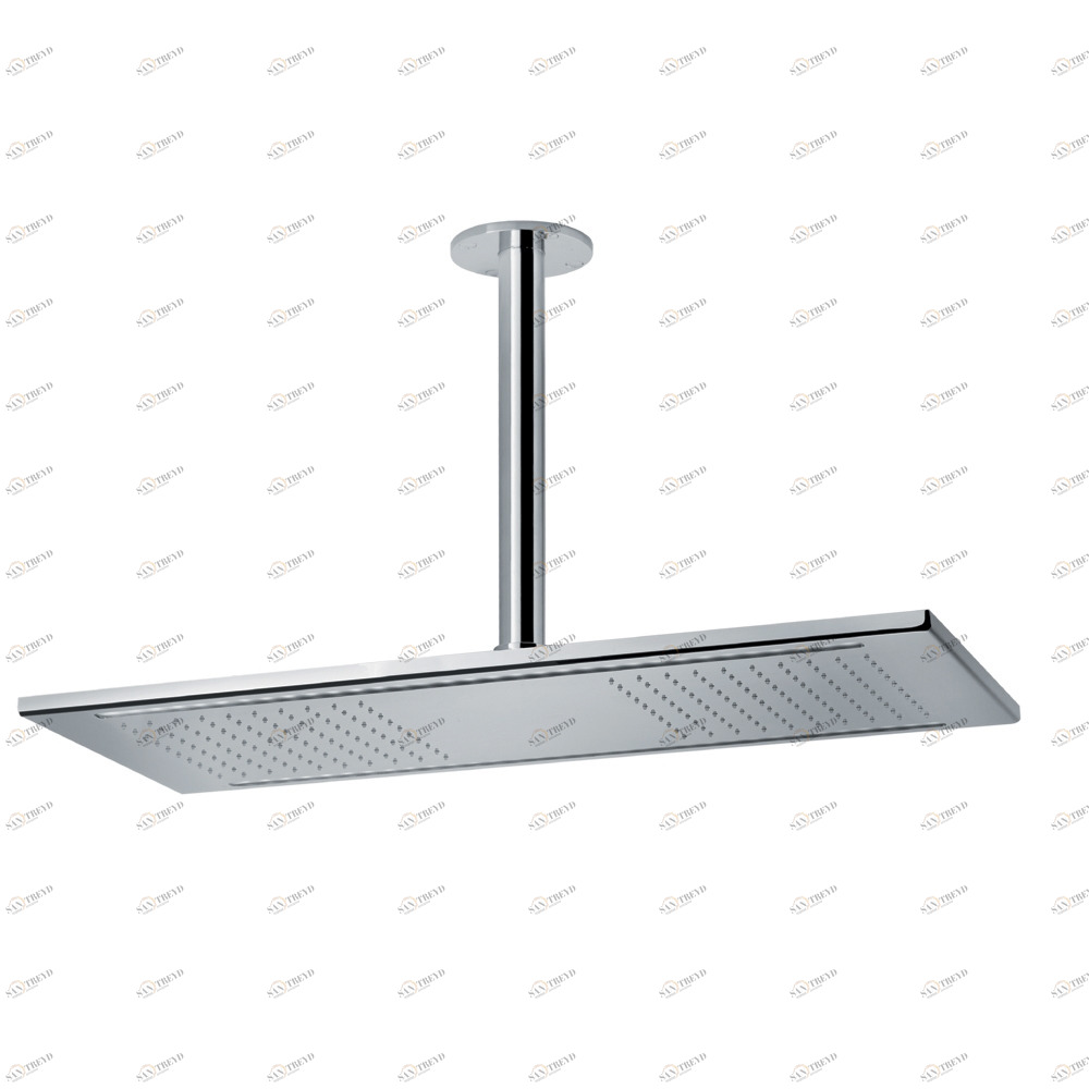 Прямоугольный потолочный дождевой душ из нержавеющей стали  NEWFORM Италия 678