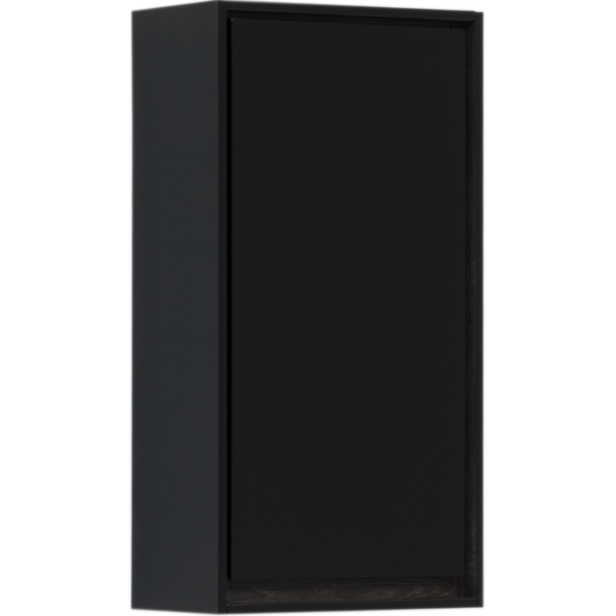 81975423 Шкаф подвесной «» 35 см, цвет чёрный глянец Мокка Santreyd  - Вид №1