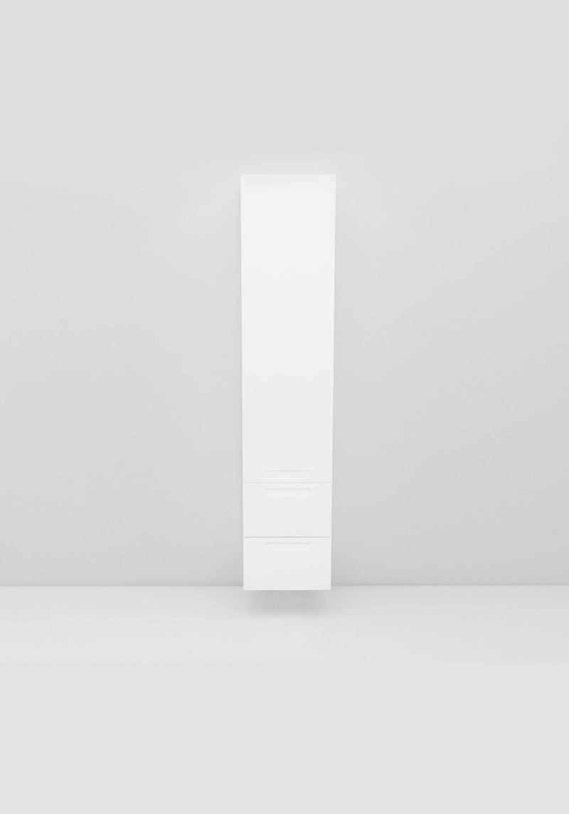 1366 High Cabinet Relounge White High Gloss Noro  Белый 