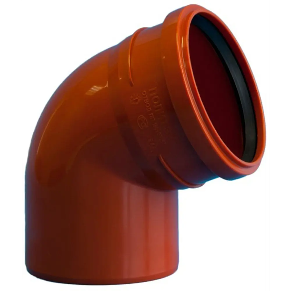 Отвод наружный 67° Политэк 110 мм STLM-2169037