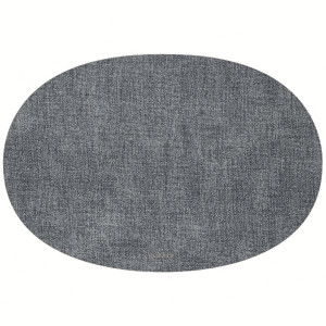 22604681 Салфетка подстановочная овальная двухсторонняя fabric, синяя Guzzini