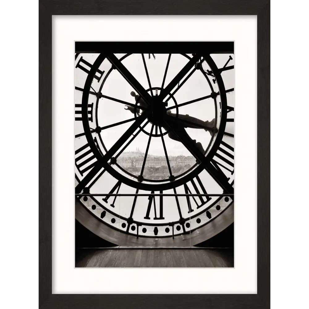 Картина в раме Старые часы 33x40 см цвет разноцветный POSTERMARKET STLM-2000846