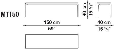 B&B Italia Прямоугольный стеклянный журнальный столик Michel sun-id-1448577 - Вид №3