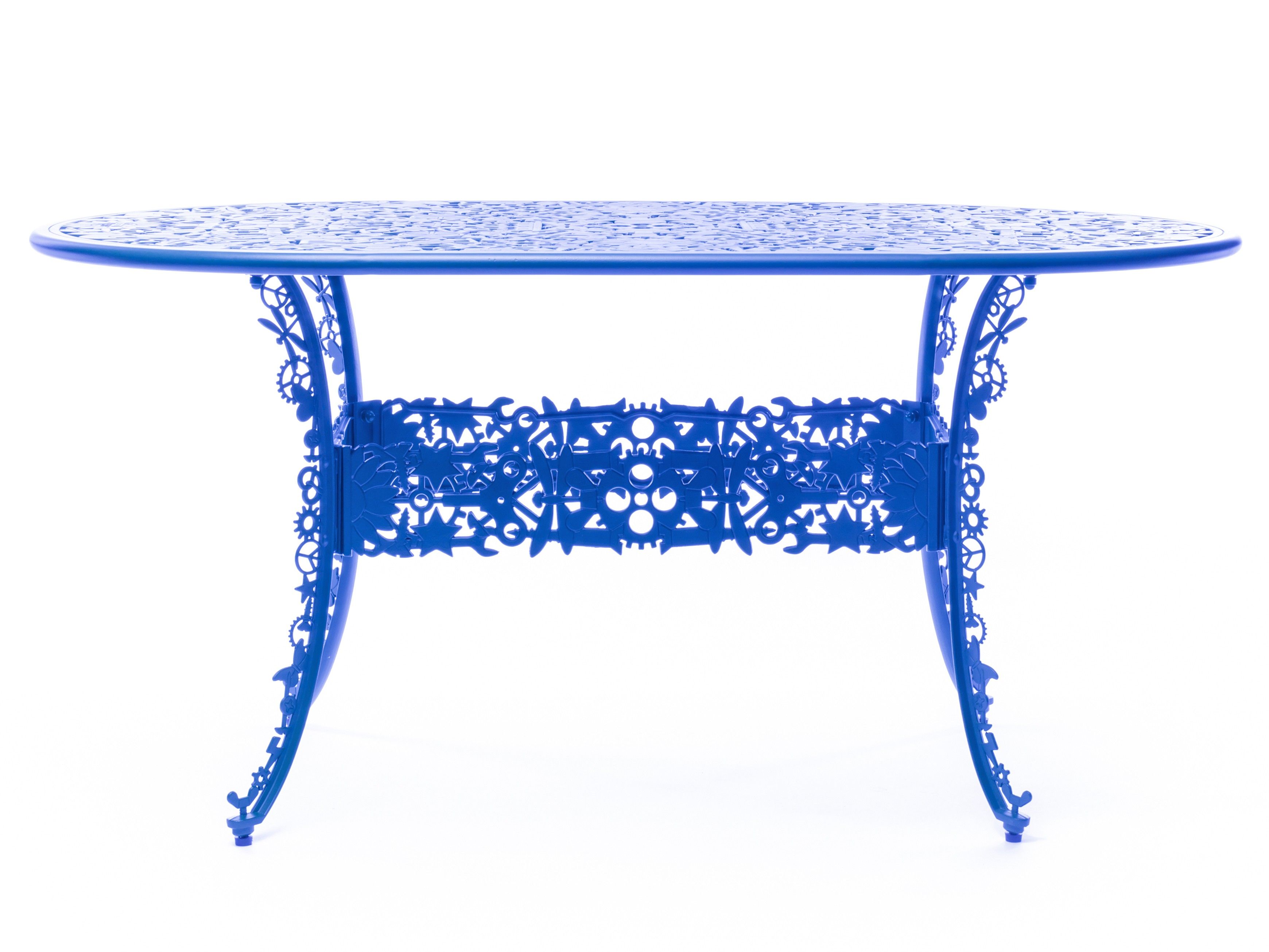 Алюминиевый овальный садовый стол Seletti Industry ARCH-00118103 - Вид №2