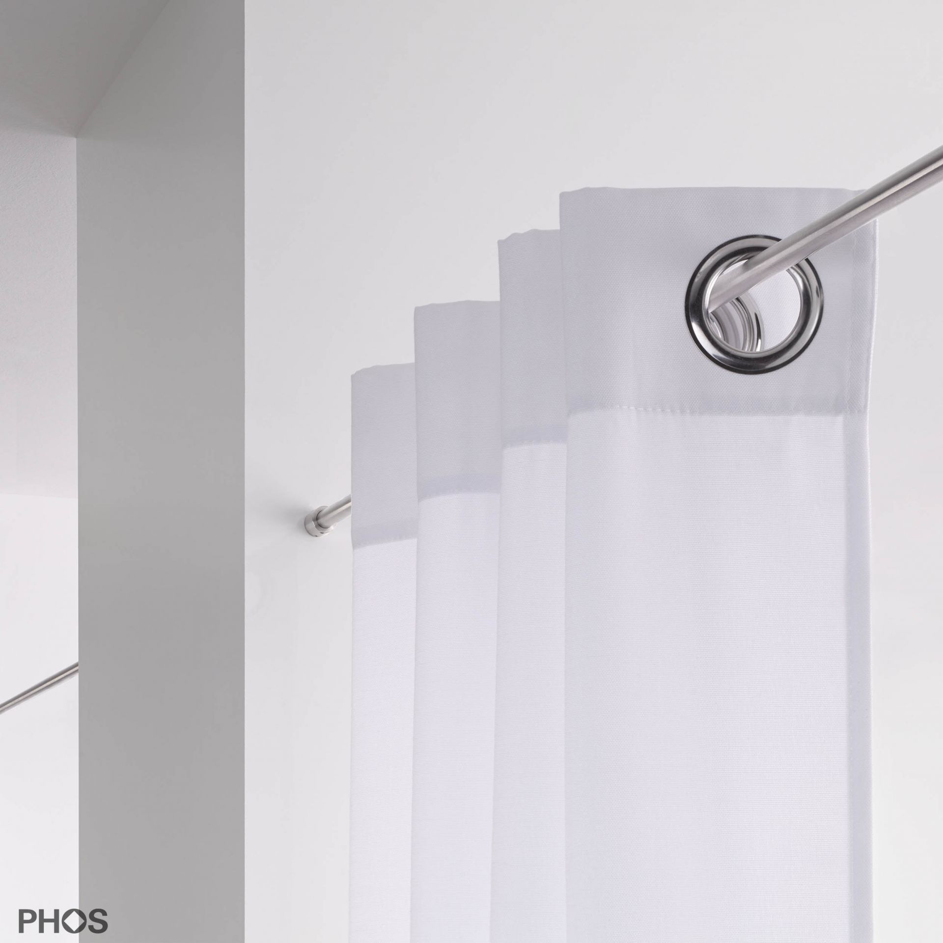 VSN12-1 Нишевой карниз ø12 мм от 50 до 100 см - на заказ PHOS  - Вид №1