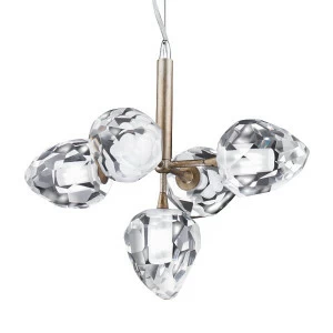 Подвесной светильник On the Rocks 5 от Delight Collection P68038M-5 DELIGHT COLLECTION ДИЗАЙНЕРСКИЕ 243796 Золотой