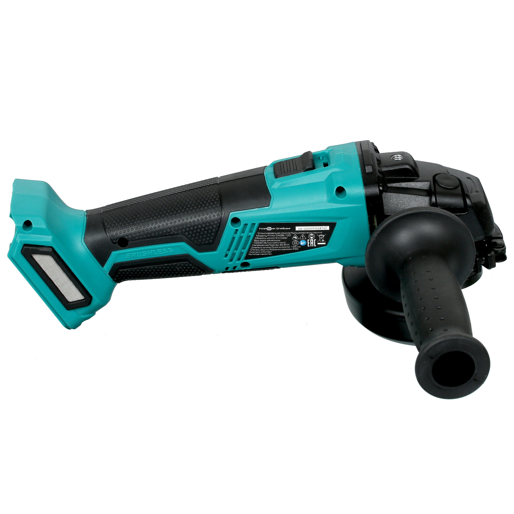 Углошлифовальная машина (УШМ) FinePower CAGBL100 OneBase20  , Без ЗУ, Без АКБ 4748635 STDN-0061036 - Вид №3