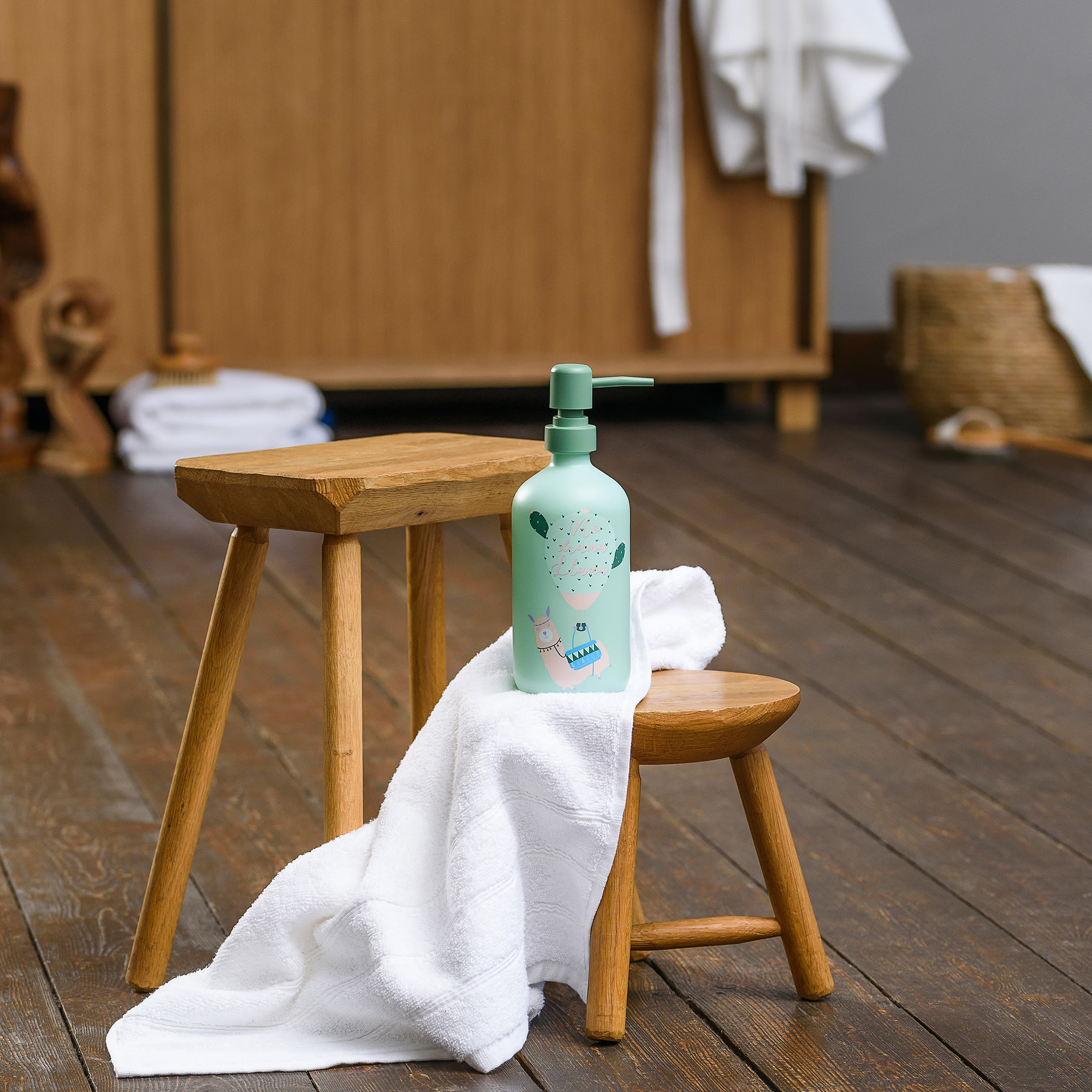 88109921 Дозатор для жидкого мыла цвет зеленый Lama Santreyd - Вид №3