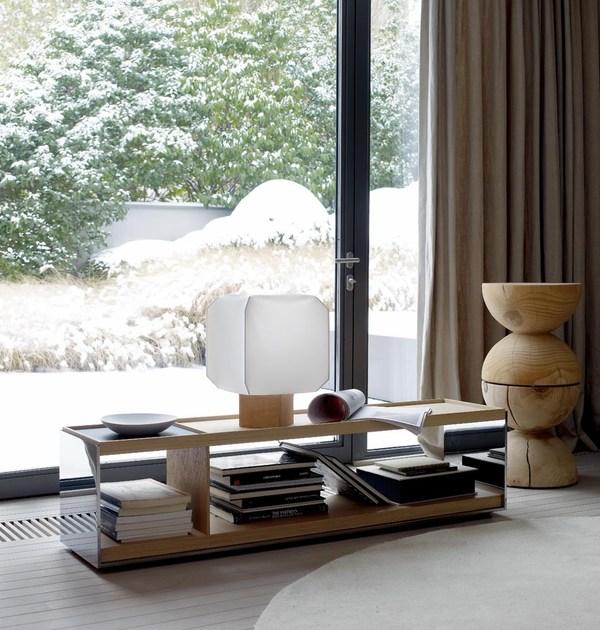 B&B Italia Низкий прямоугольный деревянный журнальный столик Surface sun-id-1428750 - Вид №7