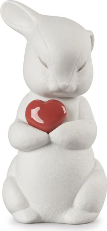 10672312 LLADRO Фигурка Lladro Пуффи - великодушный кролик 8x11см, фарфор Фарфор Lladró 